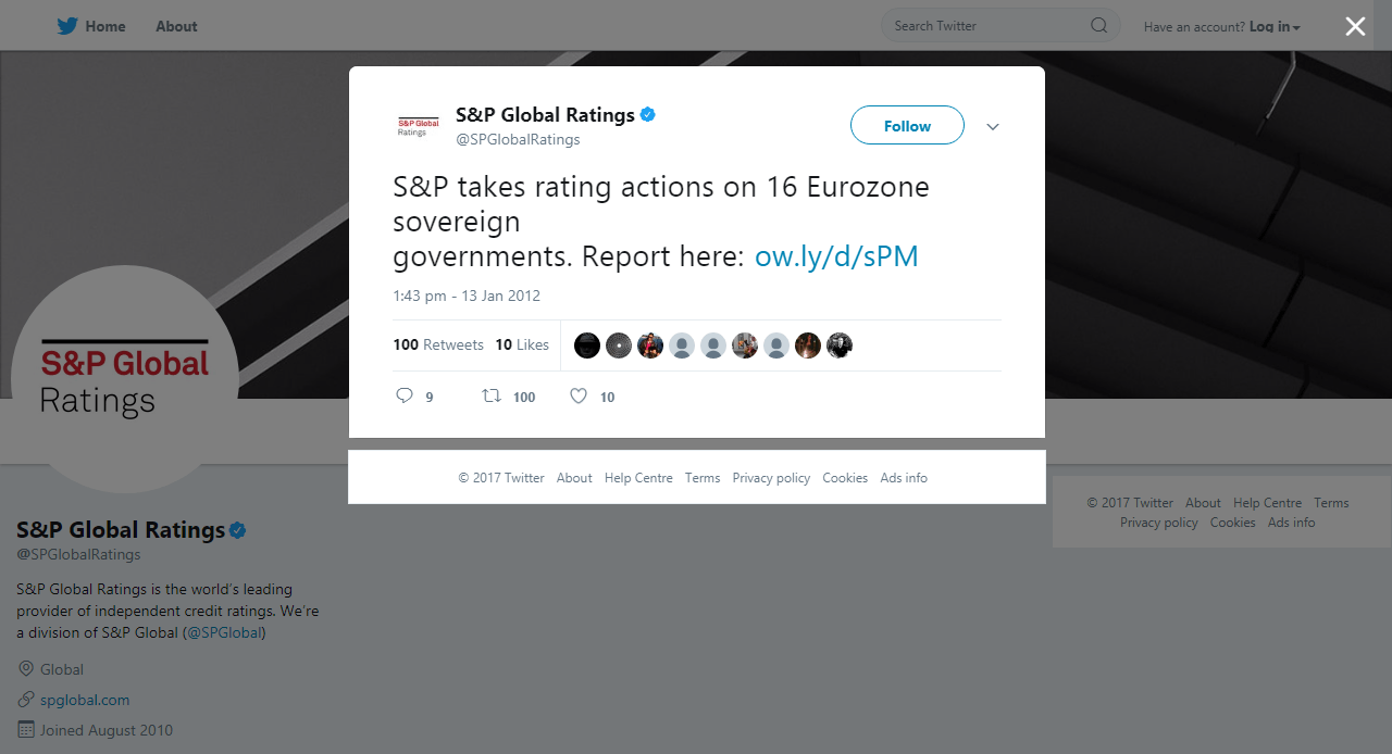 S&P Takes Rating Actions On Euro Area Governments — The Case For ...